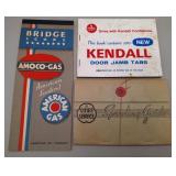 Amoco-Gas Bridge Score Pad, Kendall Door Jamb Tabs