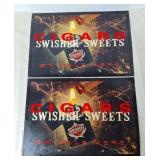 2 Swisher Sweets Cigars Plastic Signs