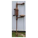 Hand-Crank Oil Barrel Pump, Vintage