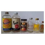 Glass Auto Care Bottles, Vintage
