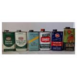 Texaco, Whiz, Gumout, Generator Oil Vintage Cans