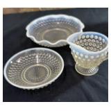 VTG Blue Opulent Hobnail  1942-1946