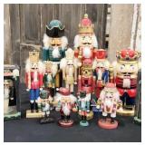 Assortment of Wooden Nutcrackers