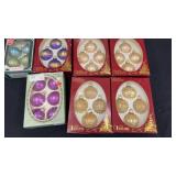 7 Boxes of Glass Ornaments
