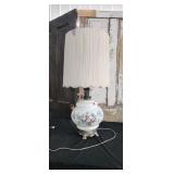 MCM Floral Table Lamp