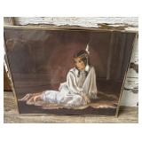 M.Caroselli Native American Woman Print