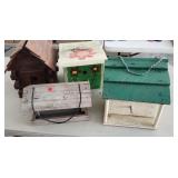 Wooden Bird Houses/Feeders