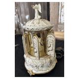 Mr. Christmas Porcelain Angel Carillon Carousel