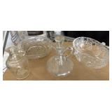 Fostoria 3 Toed Colony Swirl Dish, Duncan Miller