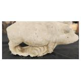 Concrete Pig Statue