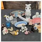 Assortment of Ceramic Miniatures and More