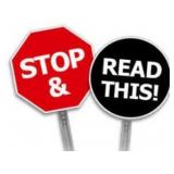 PLEASE READ INFORMATION FOR PICK UP. THERE ARE