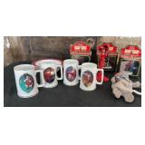 1996 Coca-Cola Edition Mugs, Gibson Coke Bowls