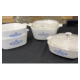 VTG Corning Ware Cornflower Pattern