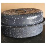 Speckled Enamelware (?) Roaster