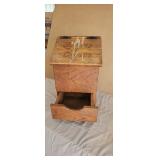 Wooden "Tator & Onyun" Bin