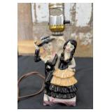 VTG Porcelain Spanish Dancers Lamp