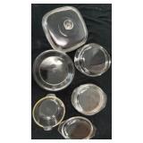 Pyrex Casserole Lids, Pie Plate