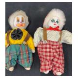 Porcelain Hand Painted Face Clowns
