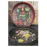 MCM Metal Serving Trays