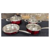 Home Style Kitchen Ruby Red Cookware