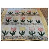 Quilted Tulip Wall Hanging