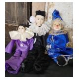Porcelain Clown Dolls