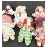 Vintage Weighted Clown Dolls