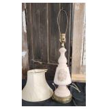 Vintage Satin Glass Lamp