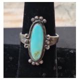 Sterling Silver Turquoise Ring