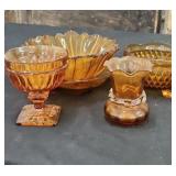 Amber Glass Dishes