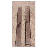 Homemade Pallet Fork Extensions