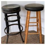 Metal & Wood Shop Stools