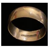 14K? "Solid Gold" 6.5mm yellow gold band