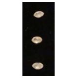 (3) 3.3x2mm marquis diamonds