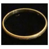 10K yellow gold 2mm band