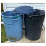 (2) Yard Waste Trash Cans