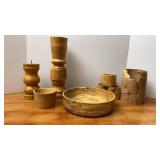 Hand Turned Worm Wood Projects