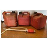 Plastic Fuel Containers & Pump
