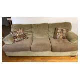 Brown & Green Sofa