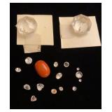 Several loose Stones10x14 carnelian cabochon