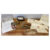 VTG Military Correspondence, Ink Pens &