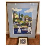 Framed Stitched Artwork