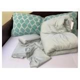 Twin Sheet Set, Comforter & Body Pillow