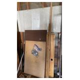 Pegboard, Hooks & Plexiglass