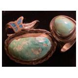 Southwest style rings and pin