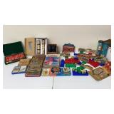 Vtg Card Games, Dominoes, Pixie Sticks