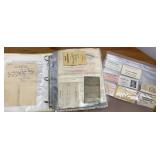 Union County Memorabilia Binder
