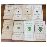 1950s Union County 4-H Fair Programs