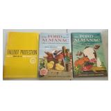 2 Vintage Ford Almanacs + Fallout Protection